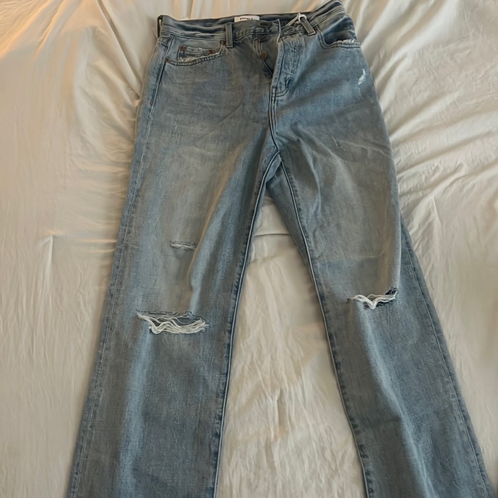 Pistola super high rise straight jeans
